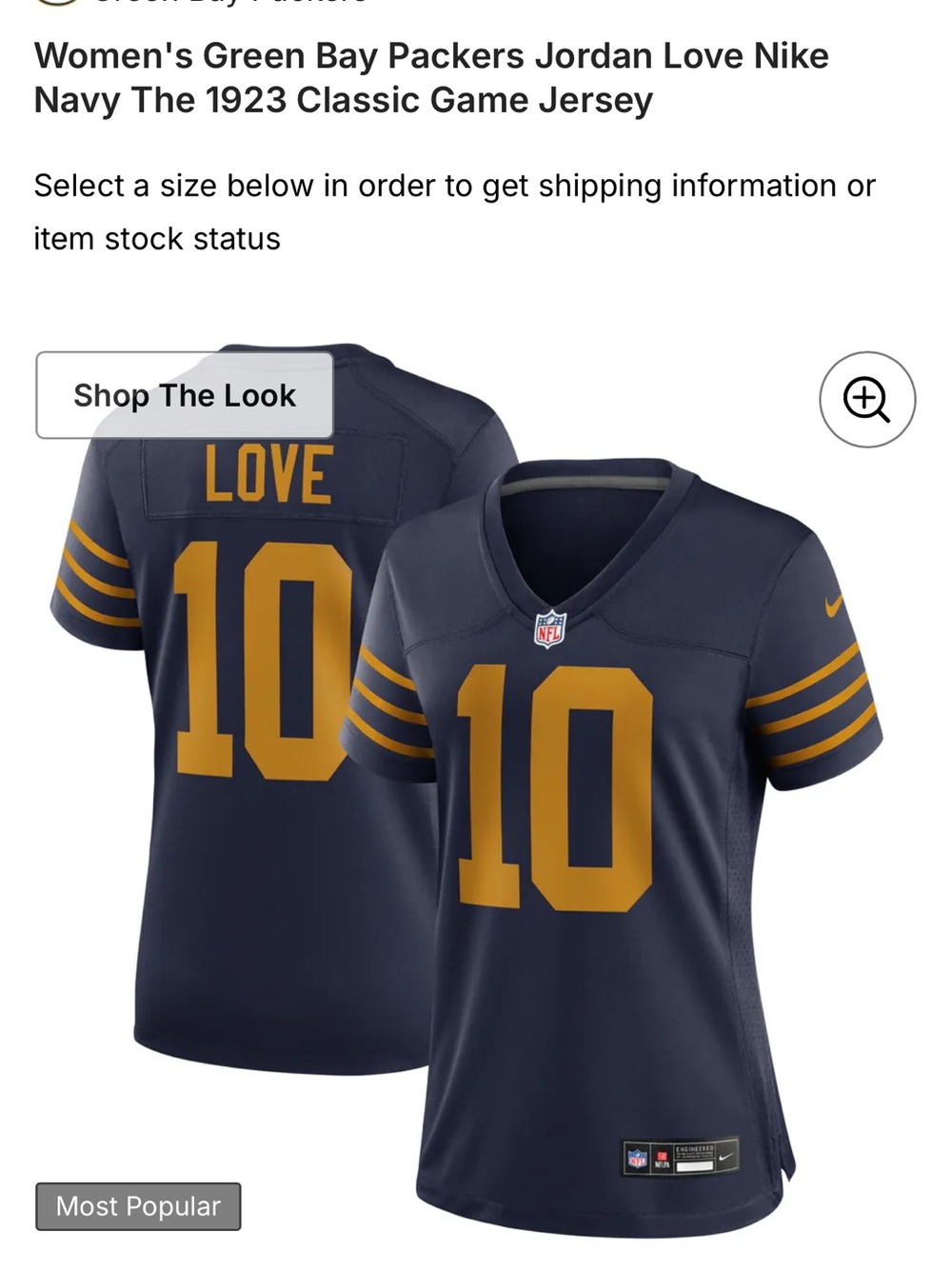 Women’s Jordan Love Jersey